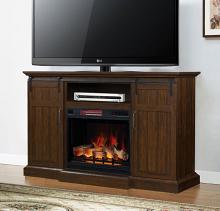68.25" Manning Saw Cut Espresso Infrared Entertainment Center Electric Fireplace  68.25" Manning Saw Cut Espresso Infrared Entertainment Center Electric Fireplace