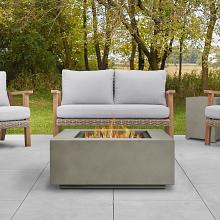 36" Aegean Mist Gray Square Propane Gas Outdoor Fire Table 36" Aegean Mist Gray Square Propane Gas Outdoor Fire Table