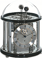 Tellurium II Black Mechanical Hermle Mantel Clock